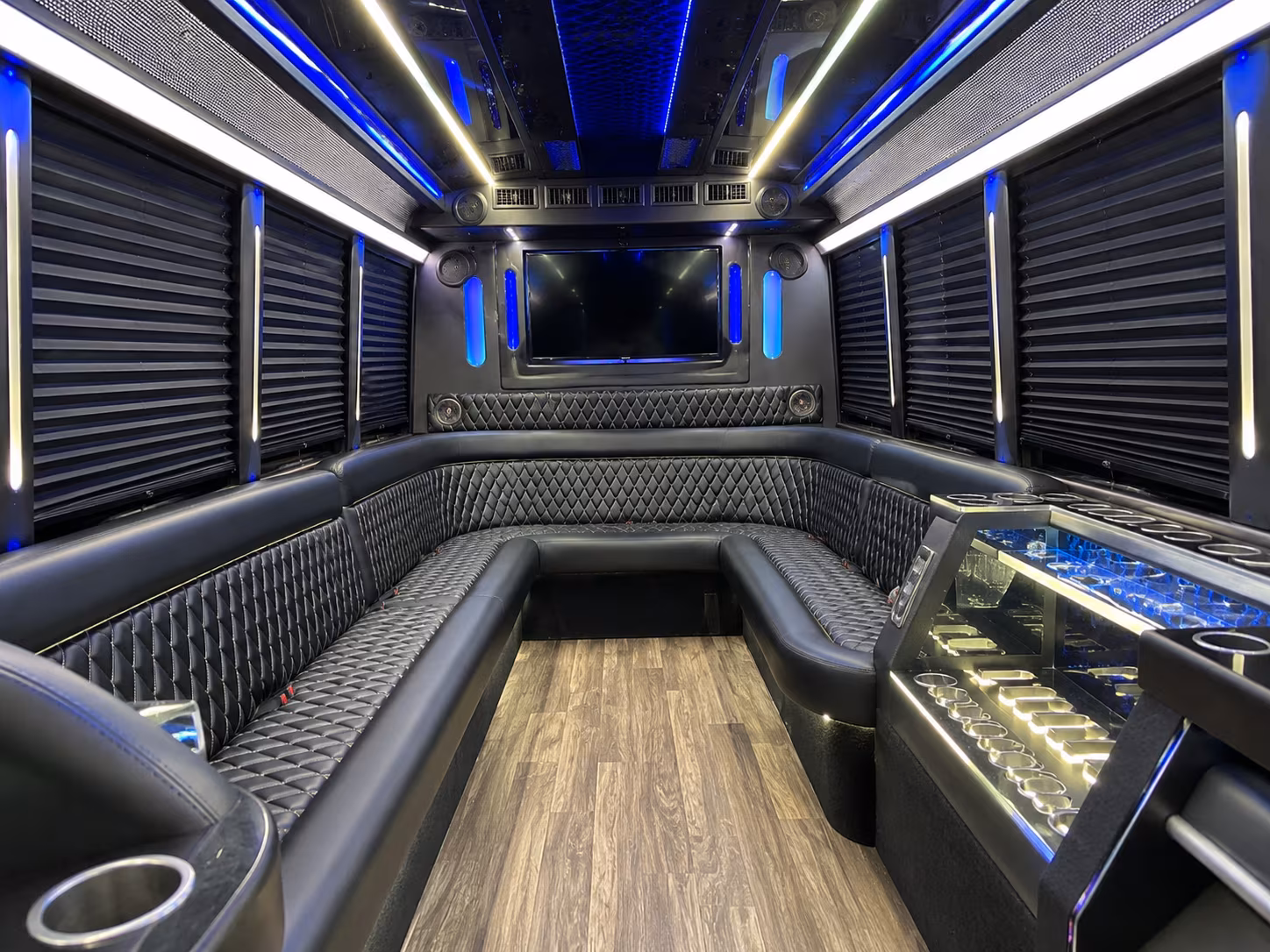 newark corporate retreat shuttle bus rentals